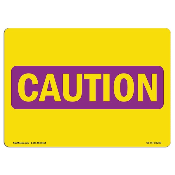 Signmission OSHA CAUTION RADIATION Sign, Process Hazards, 10in X 7in Rigid Plastic, 7" H, 10" W, Landscape OS-CR-P-710-L-10286 - main